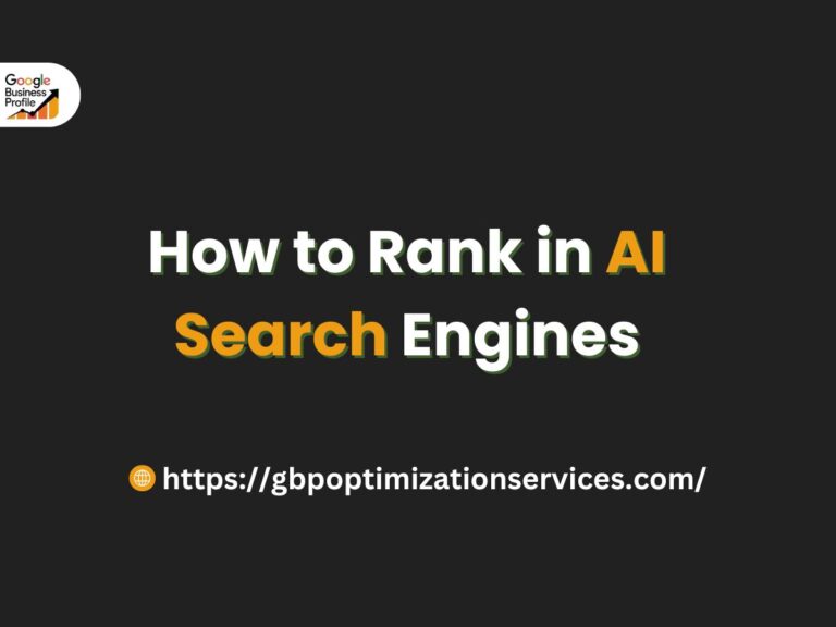 How to Rank in AI Search Engines
