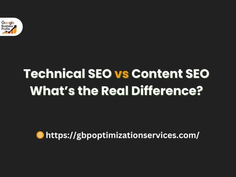 Technical SEO vs Content SEO What’s the Real Difference