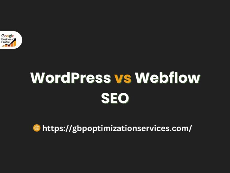WordPress vs Webflow SEO